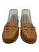 Nisolo Shoe Size 7 Light Brown Leather Rubber Sole Woven Flats Light Brown / 7