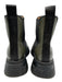 Ganni Shoe Size 36 Olive Green & Black Leather Rubber Sole Platform Booties Olive Green & Black / 36
