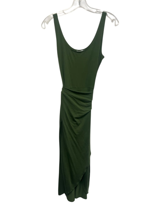 Reformation Jeans Size S Green Tencel Blend Sleeveless Midi Wrap Dress Green / S