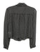 RE/DONE Size M Black & White Silk Chiffon Polka Dot Button Down Long Sleeve Top Black & White / M