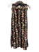 Equipment Femme Size XS Black Silk Floral Button Down Knee length Dress Black / XS
