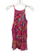 Lilly Pulitzer Size L Pink & Multi Silk Sleeveless Keyhole Front Tassel Top Pink & Multi / L