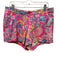 Lilly Pulitzer Size 10 Pink & Multi Cotton Blend Zip & Button Printed Shorts Pink & Multi / 10