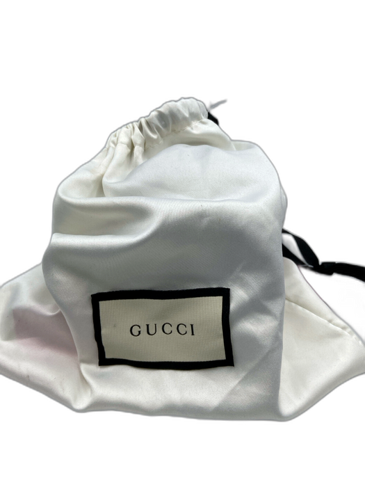Gucci Black & Brass Leather & Metal GG Buckle Peg Clasp Dust Bag Incl. Belts Black & Brass / S