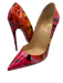 Christian Louboutin Shoe Size 38.5 Pink, Orange, Yellow Patent Leather Pumps Pink, Orange, Yellow / 38.5