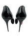 Christian Louboutin Shoe Size 37.5 Black Patent Leather Peep Toe Platform Pumps Black / 37.5