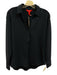 Spanx Size XS Navy Blue Polyester Blend Long Sleeve Button Up Collared Shirt Top Navy Blue / XS