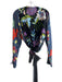 Diane Von Furstenberg Size M Multi Silk & Spandex Mixed Pattern Polka Dot Top Multi / M