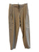 Athleta Size 8 Beige Polyester & Spandex Drawstring Waist Slide Jogger Top Beige / 8