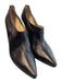 Jimmy Choo Shoe Size 40 Black Lambskin Back Zip Stilletto Pointed Toe Booties Black / 40