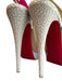 Christian Louboutin Shoe Size 41 Beige & Gray Suede & Leather Stiletto Shoes Beige & Gray / 41