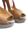 Christian Louboutin Shoe Size 41 Beige & Gray Suede & Leather Stiletto Shoes Beige & Gray / 41