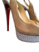 Christian Louboutin Shoe Size 41 Beige & Gray Suede & Leather Stiletto Shoes Beige & Gray / 41