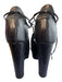Schutz Shoe Size 6 Black Suede Peep Toe Platform High Heel Lace Up Shoes Black / 6