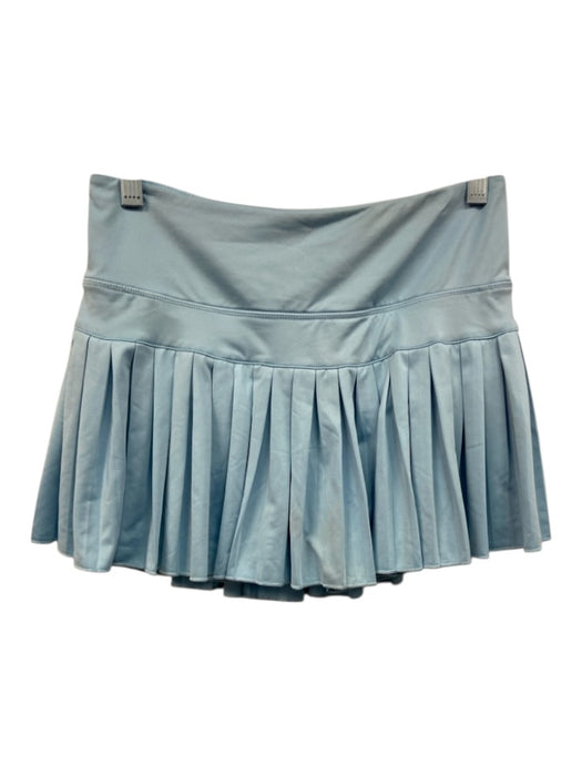 Goldhinge Size Est S Light Blue Missing Fabric Tag Elastic Waistband Skirt Light Blue / Est S