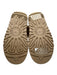 Ugg Shoe Size 8 Brown & Cream White Leather Upper Suede Quilted Platform Boots Brown & Cream White / 8