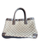 Gucci Brown & Tan Canvas & Leather Guccissima Top Handles Tote Bag Brown & Tan / M