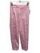 J. Crew Size 00 Light Pink Cotton Blend Trouser Cuffed Straight Leg Pants Light Pink / 00