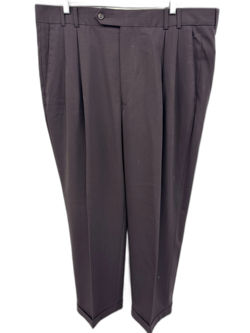 Biella AS IS Size 38 Brown Wool Solid Dress Men's Pants Brown / 38