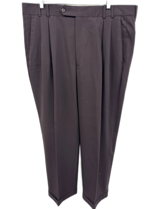Biella AS IS Size 38 Brown Wool Solid Dress Men's Pants Brown / 38