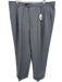Zanella NWT Size 38 Gray Wool Solid Dress Men's Pants Gray / 38
