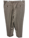 Zanella Size 38 Gray Wool Twill Dress Men's Pants Gray / 38