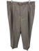 Zanella Size 38 Gray Wool Twill Dress Men's Pants Gray / 38
