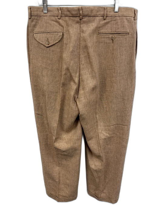 Polo Size 38 Tan Wool Blend Micro Dress Men's Pants Tan / 38