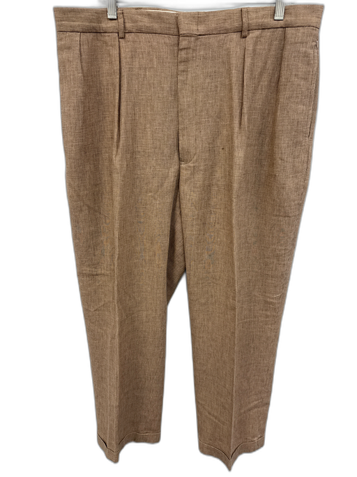 Polo Size 38 Tan Wool Blend Micro Dress Men's Pants Tan / 38