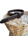 Dark Brown Leather Croc Belts Dark Brown / 28
