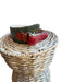 Green & Red Leather Croc Wide Gold Hardware Belts Green & Red / Est S