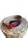 Navy & Red Leather Croc Wide Brass Hardware Belts Navy & Red / Est S