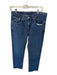 Levis Size 32/32 Dark Wash Cotton Blend Button Fly Pockets Straight Men's Jeans Dark Wash / 32/32