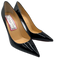 Christian Louboutin Shoe Size 39.5 Black Patent Leather Pointed Toe Pumps Black / 39.5