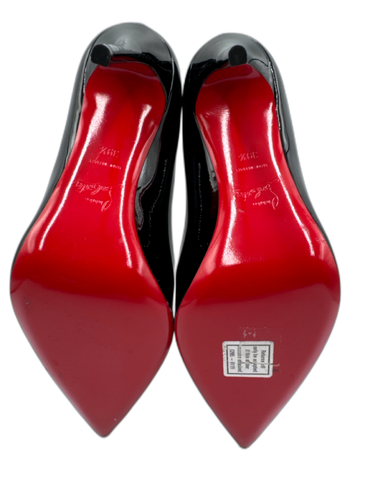Christian Louboutin Shoe Size 39.5 Black Patent Leather Pointed Toe Pumps Black / 39.5