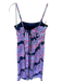 Lilly Pulitzer Size 4 Navy & Pink Polyester Spaghetti Strap Floral Jumper Navy & Pink / 4