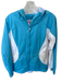 Columbia Blue & White Hood Mesh Inside Pockets Raincoat Blue & White / S