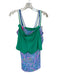 Lilly Pulitzer Size M Blue & Multi Polyester Blend Square Neck Athletic Dress Blue & Multi / M