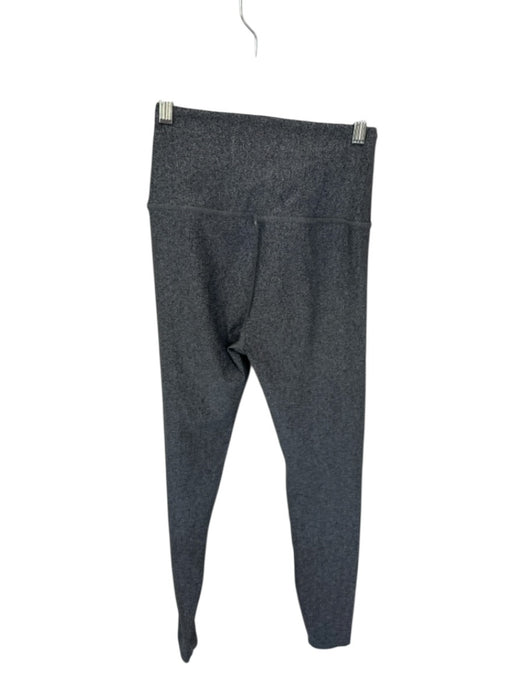 Beyond Yoga Size M Heather Gray Nylon Blend Ankle Length Heathered Leggings Heather Gray / M