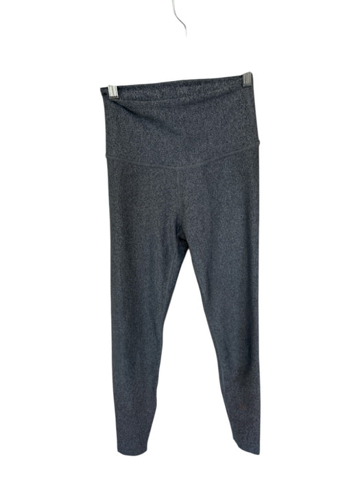 Beyond Yoga Size M Heather Gray Nylon Blend Ankle Length Heathered Leggings Heather Gray / M