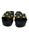 Valentino Garavani Shoe Size 39 Black & Gold Tone Leather Upper Quilted Sandals Black & Gold Tone / 39