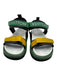 Louis Vuitton Shoe Size est 9 Green, Yellow & Black Leather Upper Sandals Green, Yellow & Black / est 9