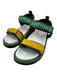 Louis Vuitton Shoe Size est 9 Green, Yellow & Black Leather Upper Sandals Green, Yellow & Black / est 9