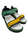 Louis Vuitton Shoe Size est 9 Green, Yellow & Black Leather Upper Sandals Green, Yellow & Black / est 9
