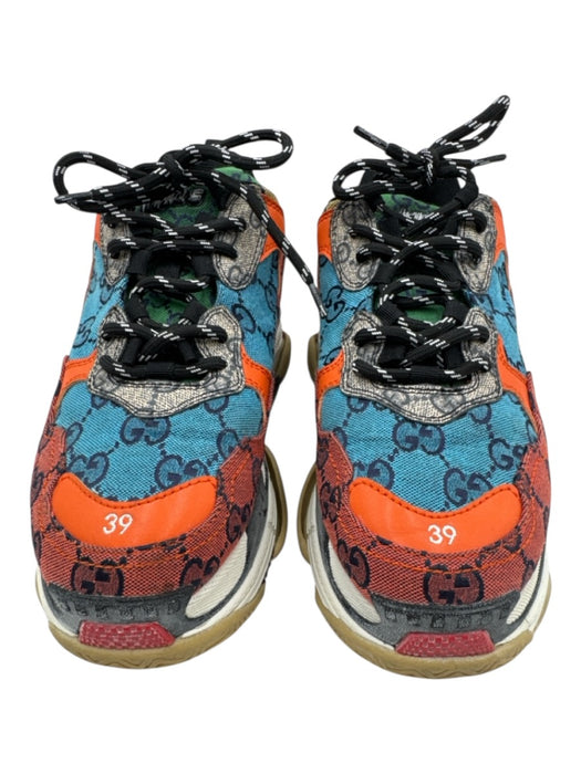 Gucci x Balenciaga Shoe Size 39 Orange, Blue & Multi textile upper Sneakers Orange, Blue & Multi / 39