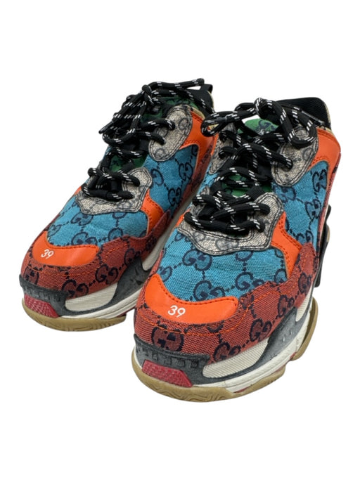 Gucci x Balenciaga Shoe Size 39 Orange, Blue & Multi textile upper Sneakers Orange, Blue & Multi / 39