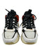 Louis Vuitton Shoe Size 38 White, Black & Orange Patent Detail Chunky Sneakers White, Black & Orange / 38