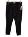 L'agence Size 29 Faded Black Cotton Denim High Rise Front Seam Pockets Jeans Faded Black / 29