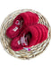 Ugg Shoe Size 8 Red & White shearling Platform Open Toe Mules Red & White / 8