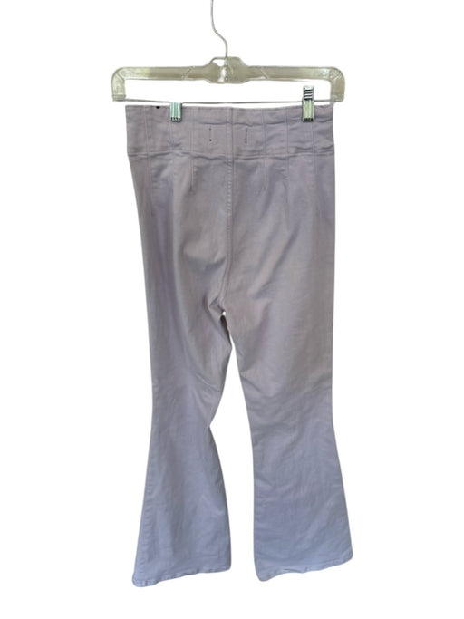 We The Free Size 27 Lavender Cotton Blend High Waist Flare Jeans Lavender / 27